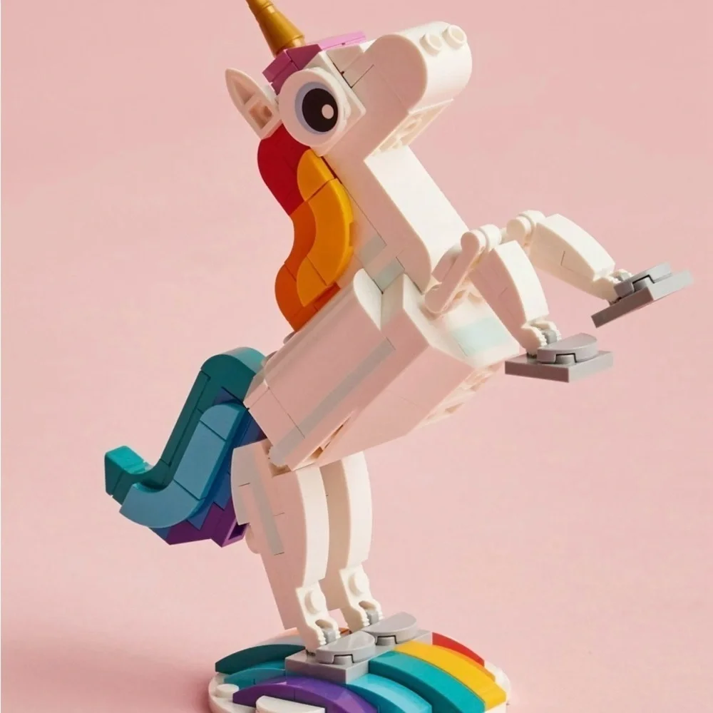 LEGO Creator 3 in 1 Magical Unicorn - Building Toy Set With 3 Building Options